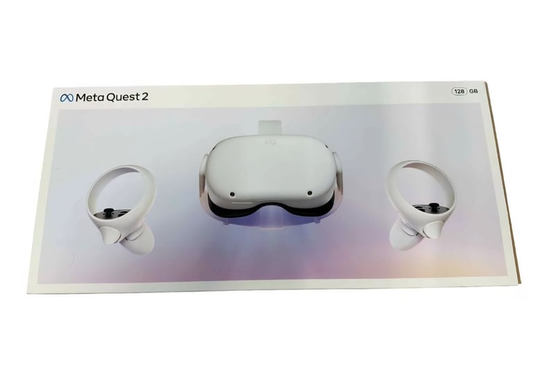 Meta Quest 2 VR Headset With Strap/Case 128GB White