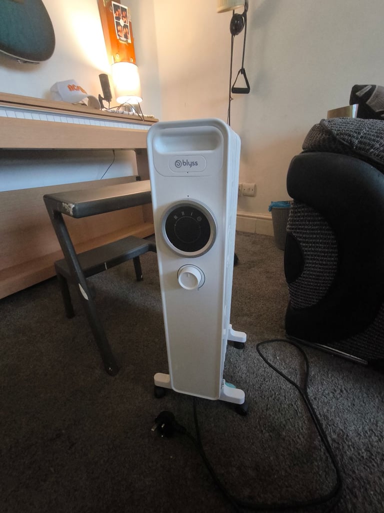 Blyss NY2009-24M 2000W Electric Portable Oil-Filled Radiator White