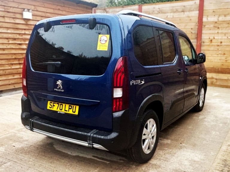 2020 Peugeot Rifter 4 Seat Auto Wheelchair Accessible Disabled Access Vehicle WAV MPV Diesel Auto...