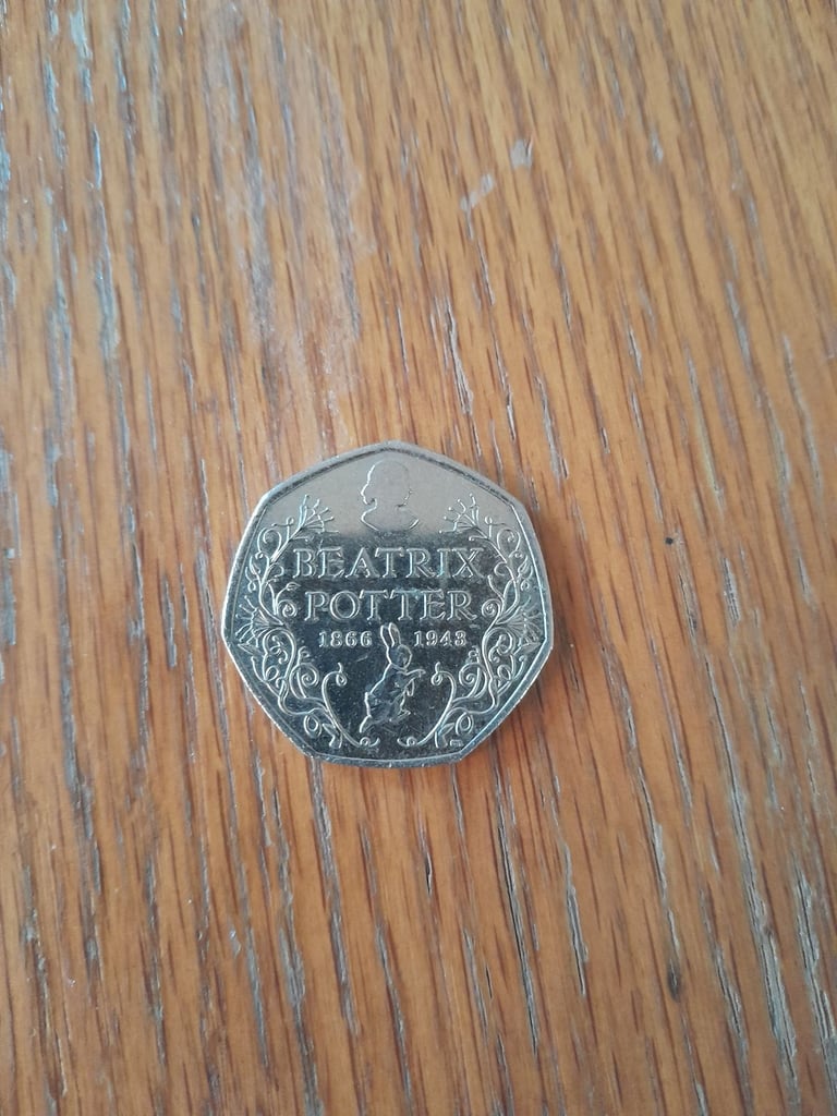image for Beartrix potter 50p 2016 rare