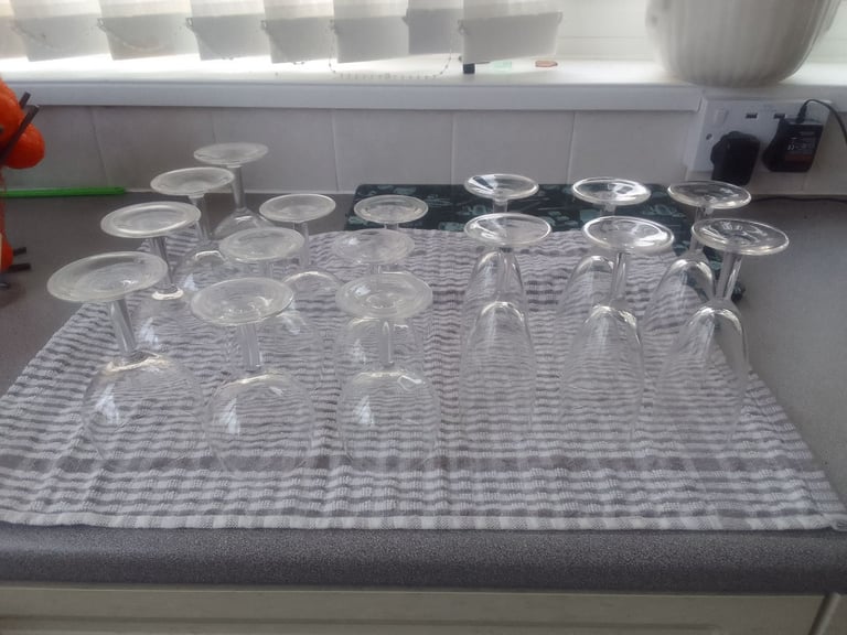 Assorted glasses