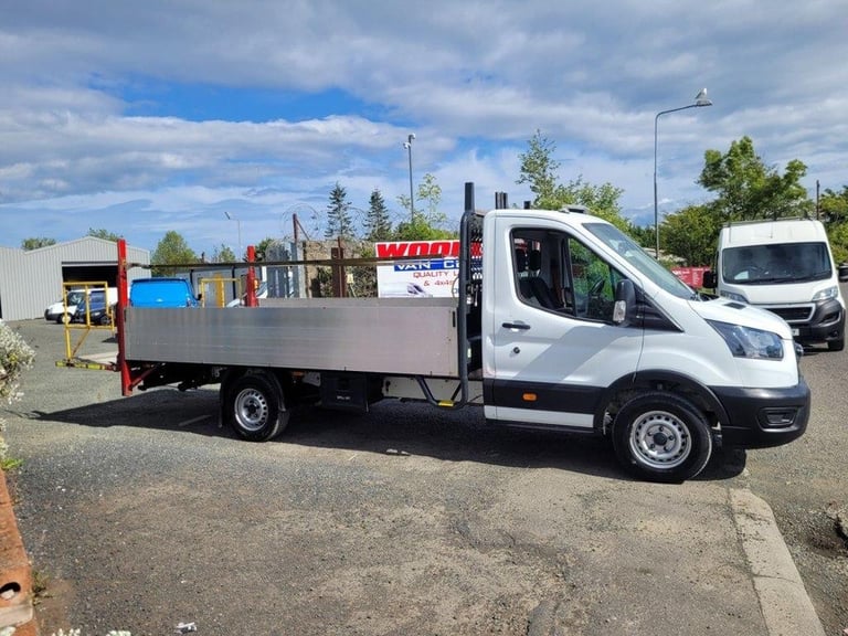2021 ON 71 PLATE FORD TRANIT 350 LEADER XLWB L4HI DROPSIDE WITH TAIL LIFT ULEZ