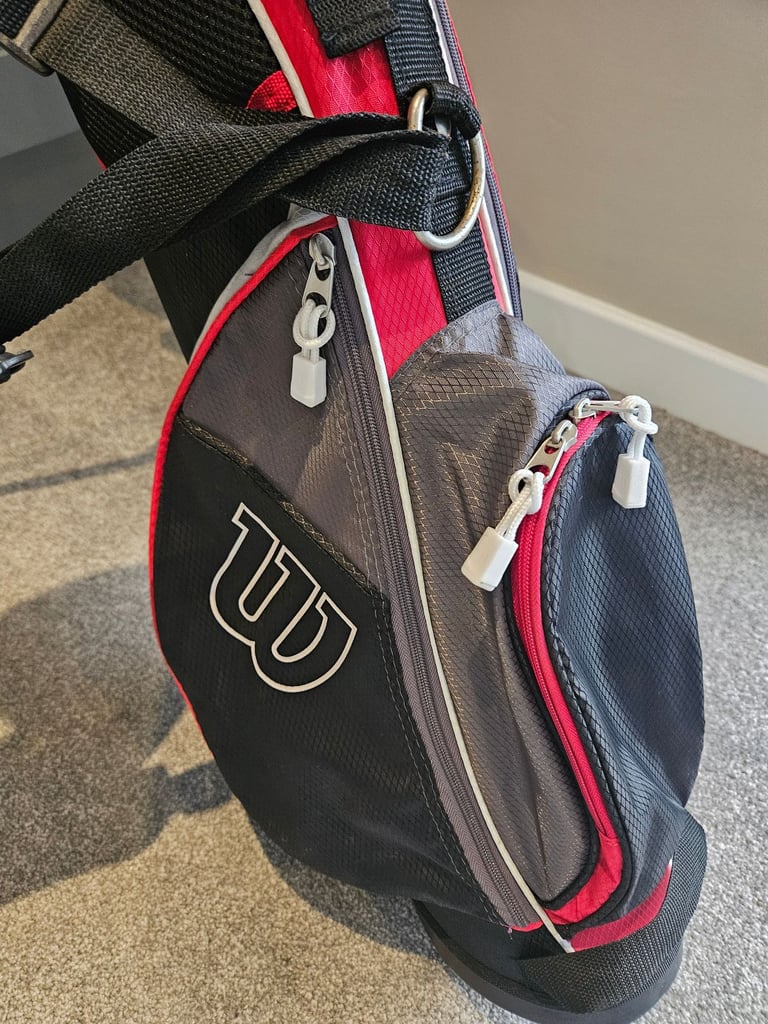 Wilson Prostaff Junior JGi standing golf bag and 5 clubs unisex right handed age 11-14
