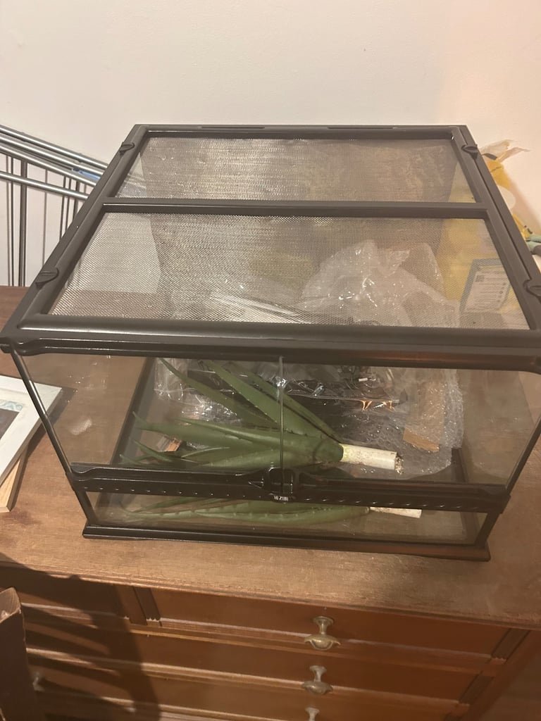 Exo-Terra vivarium full set up