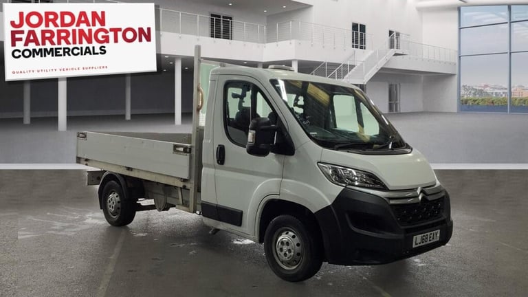 2018 68 REG CITROEN RELAY 35 2.0 BLUEHDI 130 L2 DROPSIDE***ONLY 9,500 MILES***