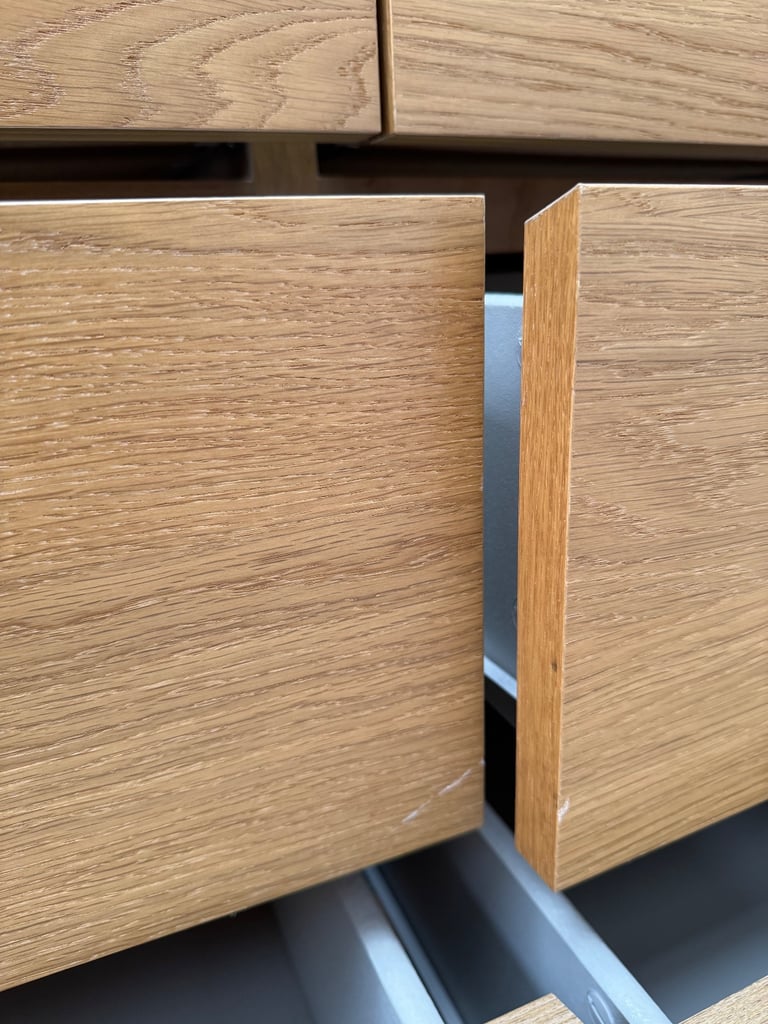 IKEA Malm chest of 6 drawers- Oak veneer