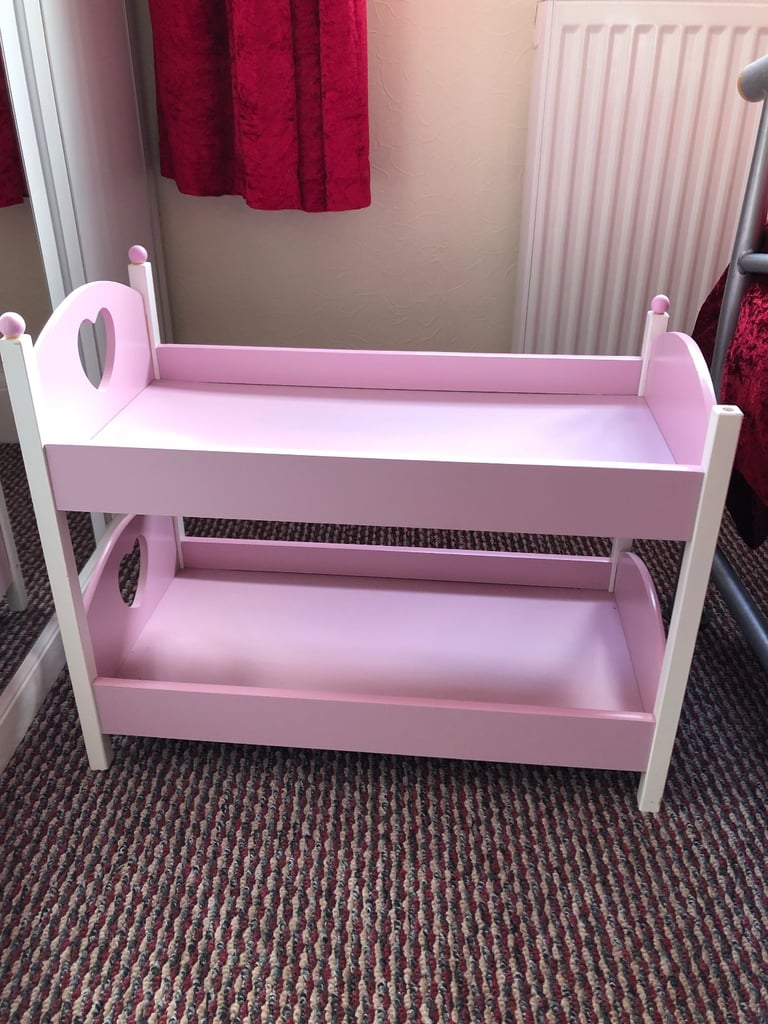 Toy highchair and bunkbed