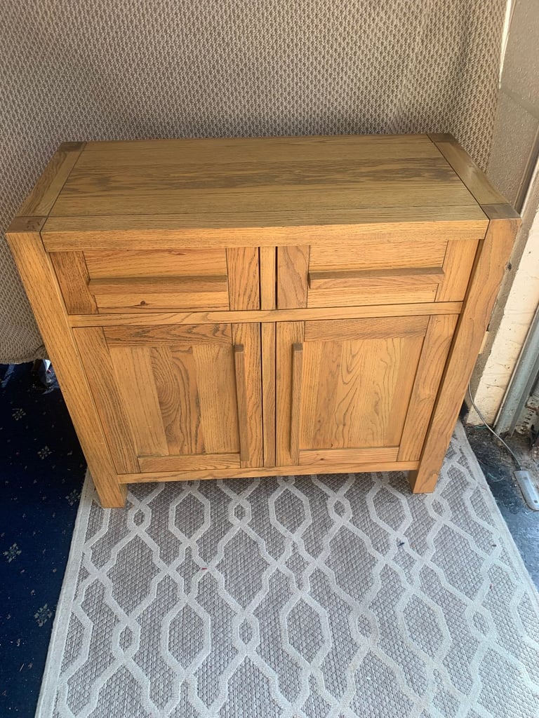 Solid Oak sideboard can deliver locally