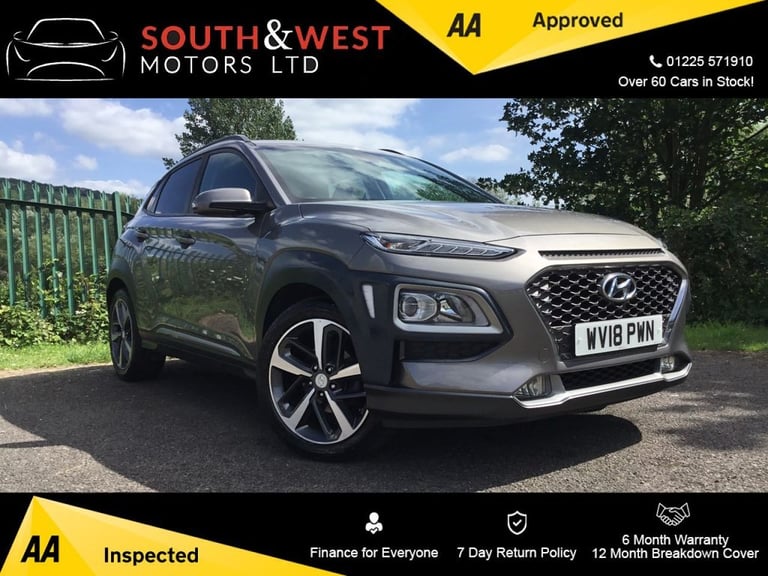 image for 2018 Hyundai KONA 1.0 T-GDi Blue Drive Premium SUV 5dr Petrol Manual Euro 6 (s/s) (120 ps) HATCHB...