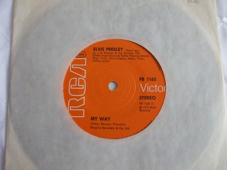 image for Elvis My Way/America 7&quot; single