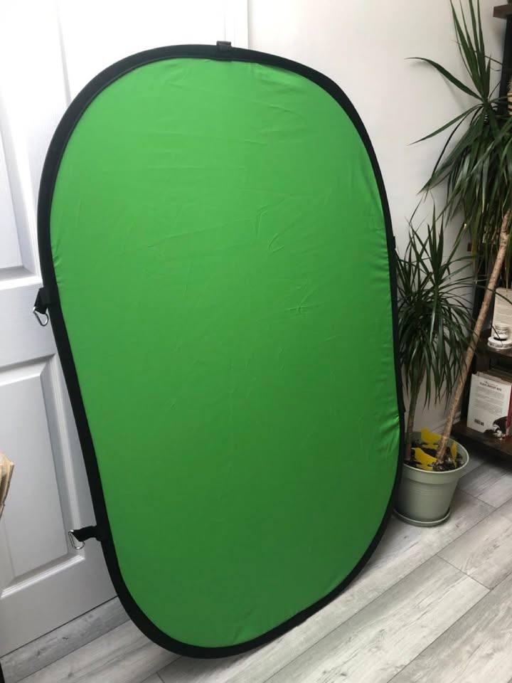 image for Lencarta Pop-Up Reversible Green Screen
