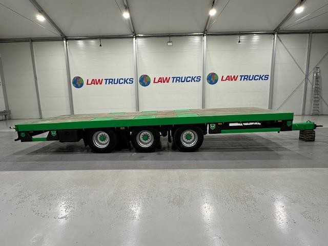 JPM Tri Axle Flatbed Drawbar Trailer