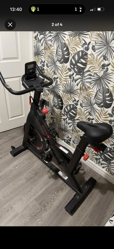 Dripex Indoor Exercise Bike With LCD Monitor & Tablet Holder 150kg Capacity.
