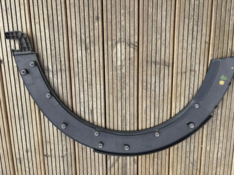 Used Mini cooper F56 front right side wheel arch cover molding.