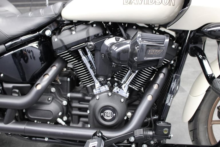 2023 Harley-Davidson FXLRST Softail Low Rider ST in White Sand Pearl