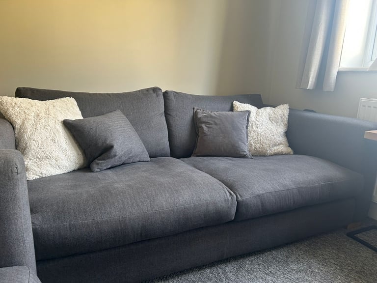 image for Beautiful Dark Grey Sofa 