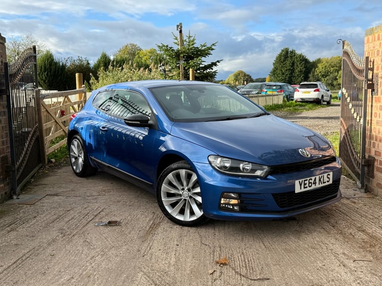 2014 Volkswagen Scirocco 2.0 TDI BLUEMOTION TECH GT 3DR 134K (BLUE) F.S.H NAV AA APPROVED  COUPE ...