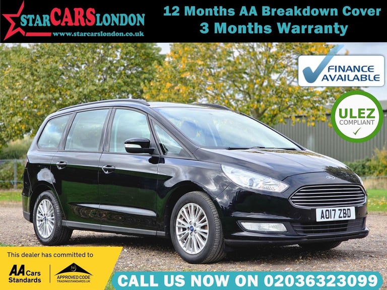 2017 Ford Galaxy 2.0 TDCi Zetec Powershift Euro 6 (s/s) 5dr MPV Diesel Automatic