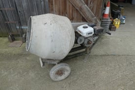 A used Parker cement mixer