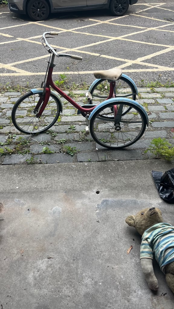 image for vintage childs trang tricycle 