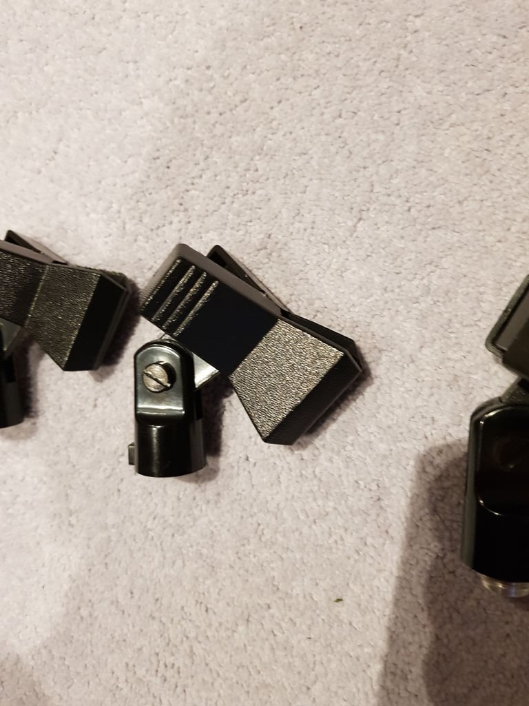 Three Beyerdynamic Microphone Clips