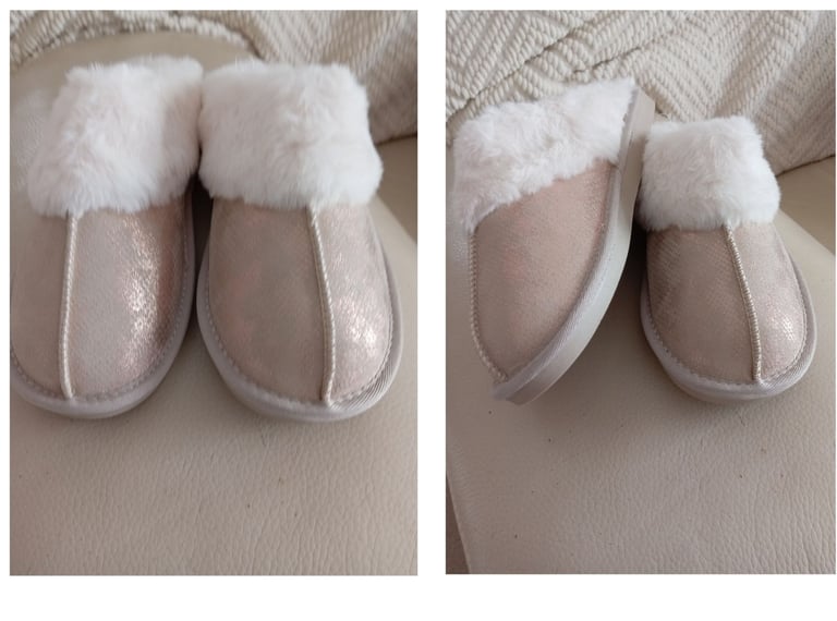 image for New Next suede slippers 