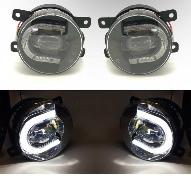 For Ford Transit Mk7 4 Front LED fog lights & DRL pair 