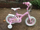 Bmx kids bike cupcake 12 inch wheels with stabilise wheels £35