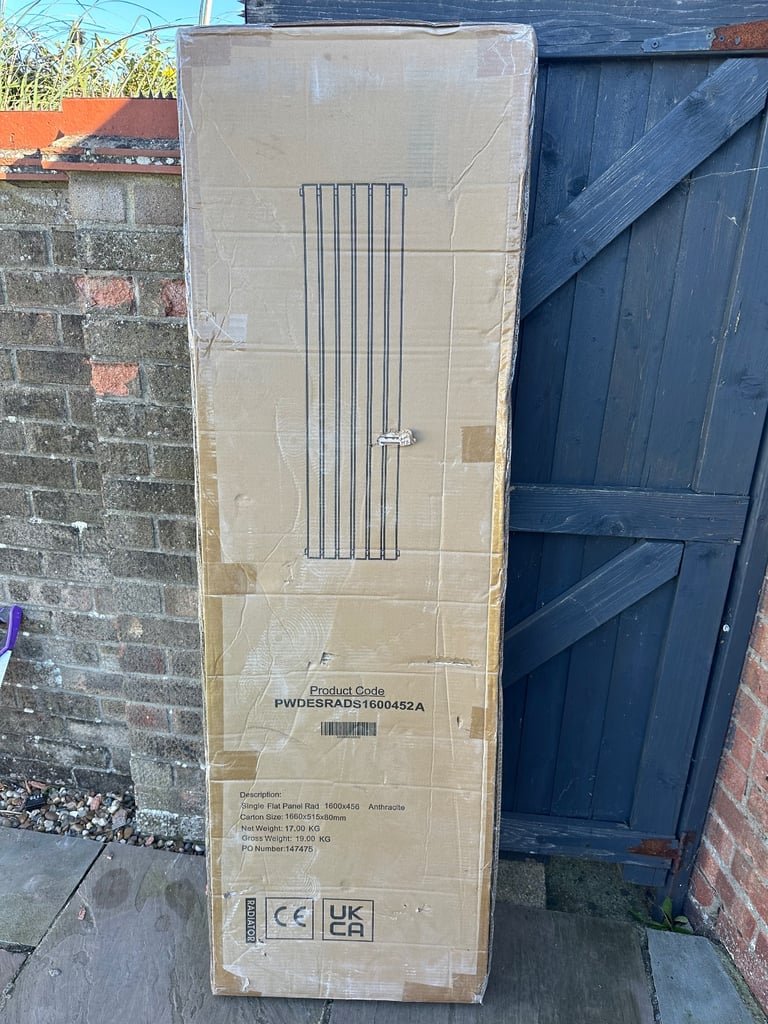 Vertical Single Flat Panel Designer Radiator