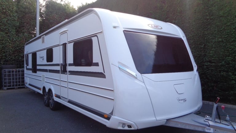 LMC 685 VIP Exquisit 5 BERTH,FIXED TRANSVERSE ISLAND BED CARAVAN 2019