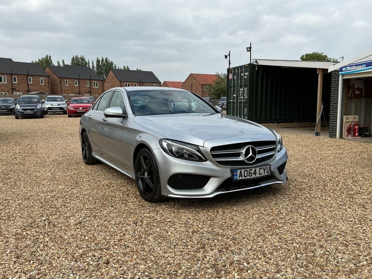 2014 Mercedes-Benz C Class C220 BlueTEC AMG LINE *£20 TAX - SAT NAV - BLUETOOTH - DAB - REV CAM E...