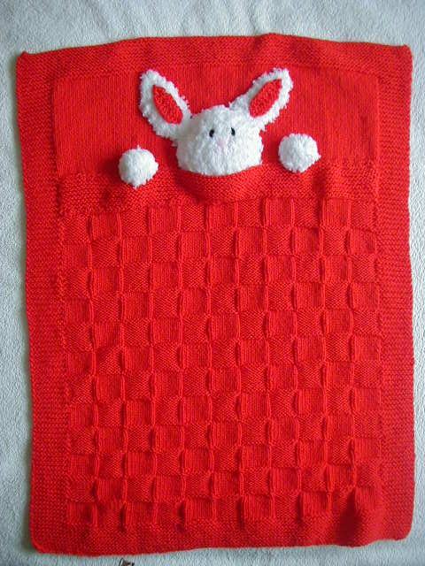 Hand Knitted Baby Blanket