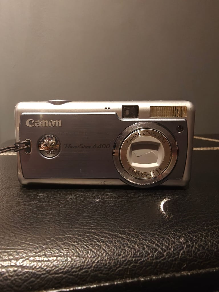 image for Canon PowerShot A400 Digital Camera Silver 3.2MP Zoom Lens TESTED 