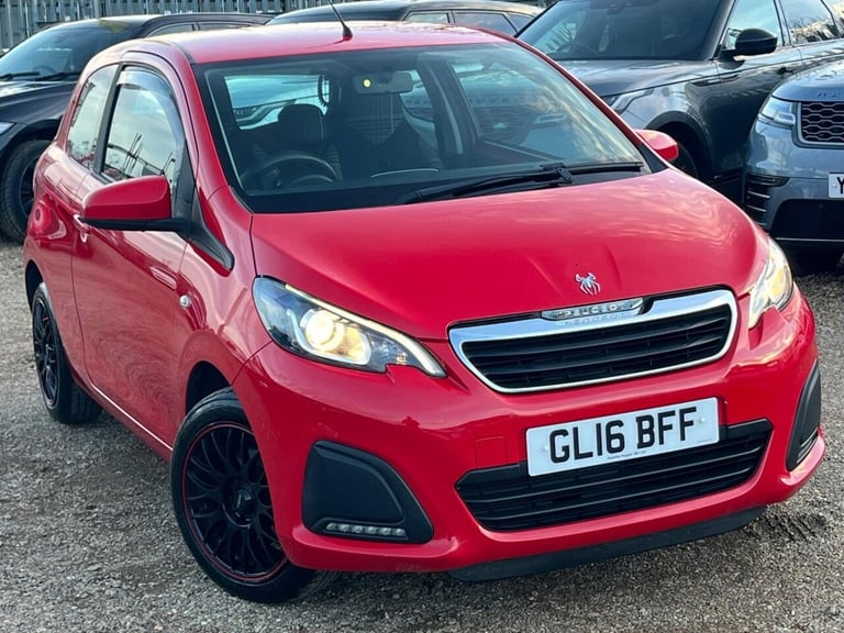 2016 Peugeot 108 1.0 Active Euro 6 3dr Hatchback Petrol Manual