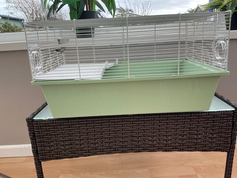 Pets at home habitat one dwarf hamster and mouse cage with tube set sage green