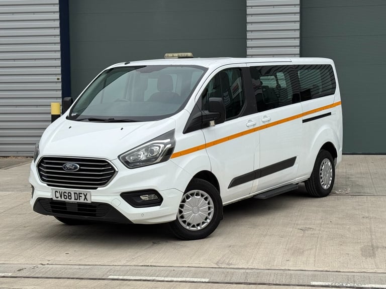 FORD TOURNEO CUSTOM 2.0 TDCI 2018 (68) 9 SEATER MINIBUS + NO VAT 