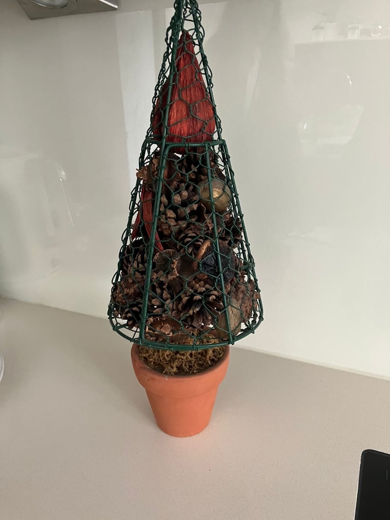 image for Metal decorative tree to fill with what you desire. £15. Fulham