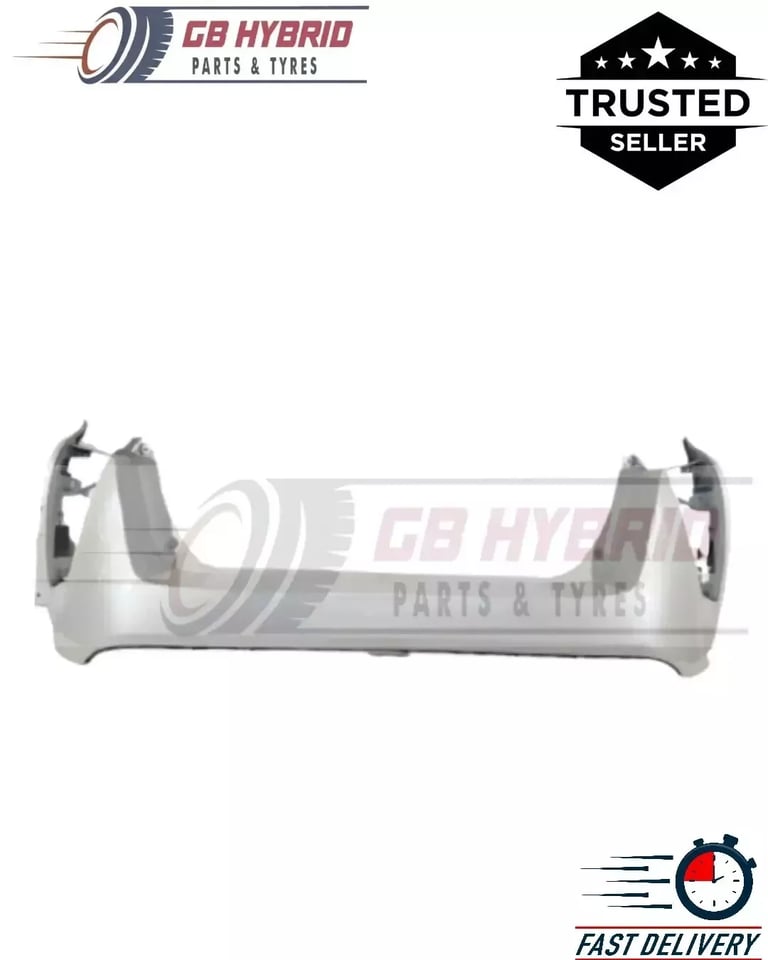 New Toyota Prius 2016-2018 Rear Bumper Silver (Paint 1F7)