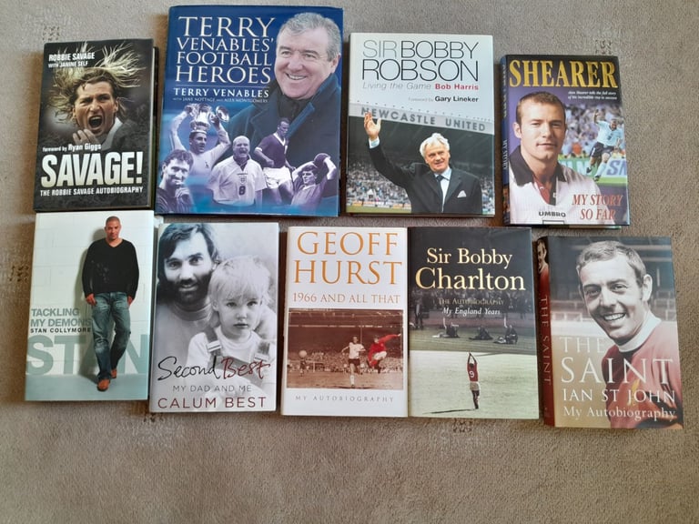 Selection of Football Hardback Books