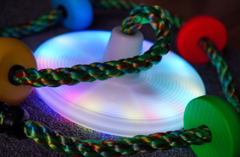 LED rope swing (indoor)