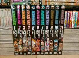 SHAMAN KING 1-11 Manga Volumes ENGLISH RARE