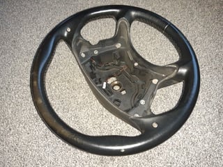 MERECEDES CLS W219 CLS500 CLS350 AMG CLS55 CLS63 C32 STEERING WHEEL BLACK 