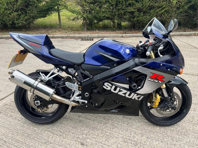 2005 05 SUZUKI GSXR 750 K5 GSXR750 SPORTS SUPERBIKE CBR BLUE