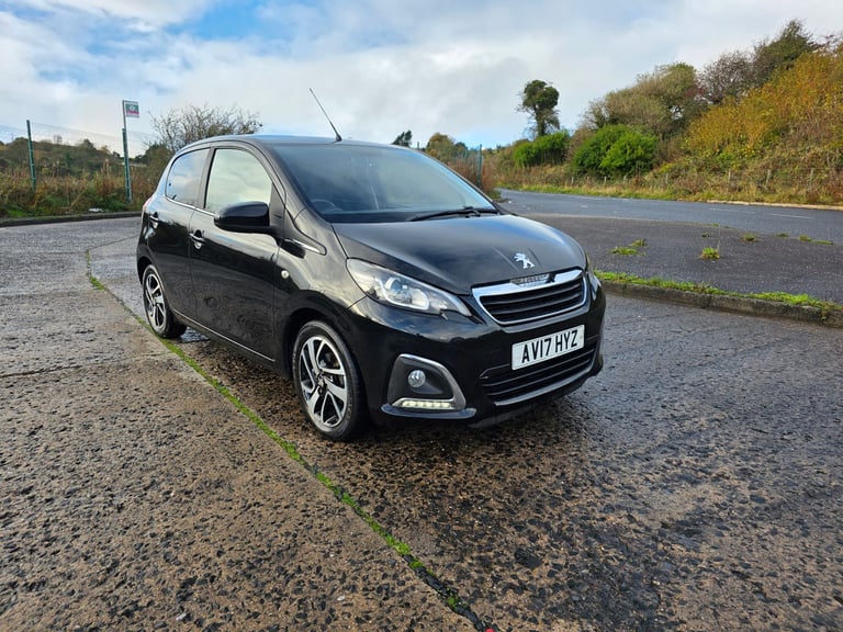 image for 2017 peugeot 108 1.2 petrol low miles cheap insurance 