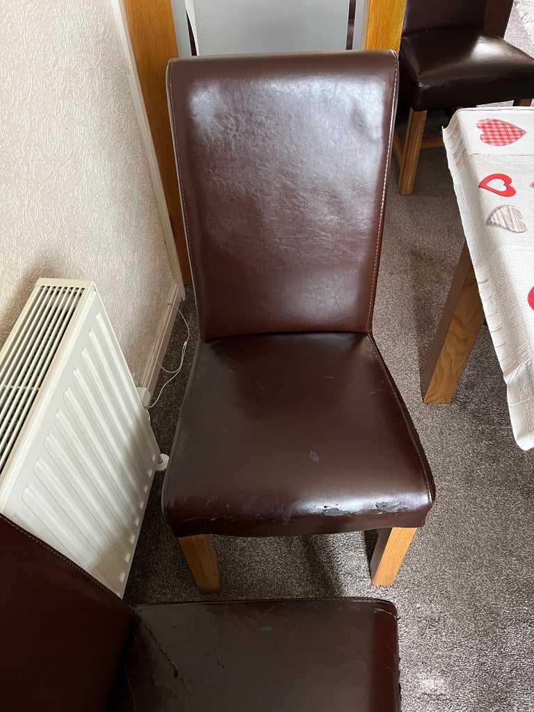 Solid Oak Dining Chairs