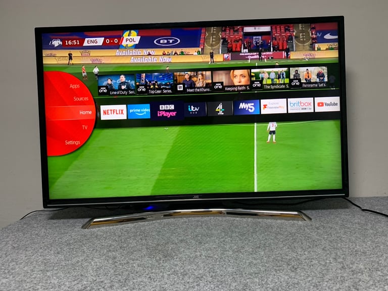 43” JVC Smart TV Alaxa 4K UHD HDR LED YouTube Netflix WiFi 