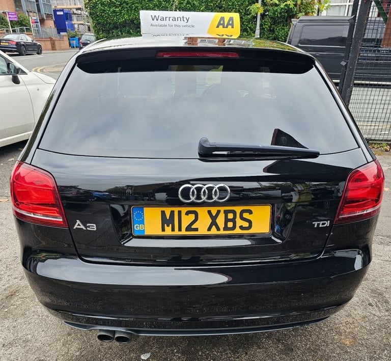 2012 Audi A3 2.0 TDI Black Edition Hatchback 3dr Diesel Manual Euro 5 (s/s) (170 ps) Hatchback Di...