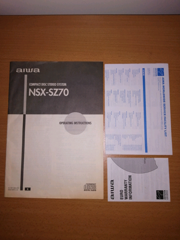Boxed Aiwa midi hi fi system. No speakers