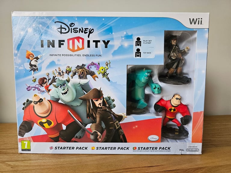 image for Complete Boxed Disney Inifity Wii Starter Pack