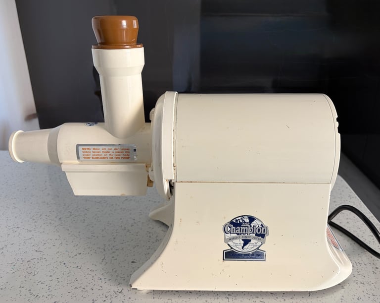 image for Champion Masticating Juicer.